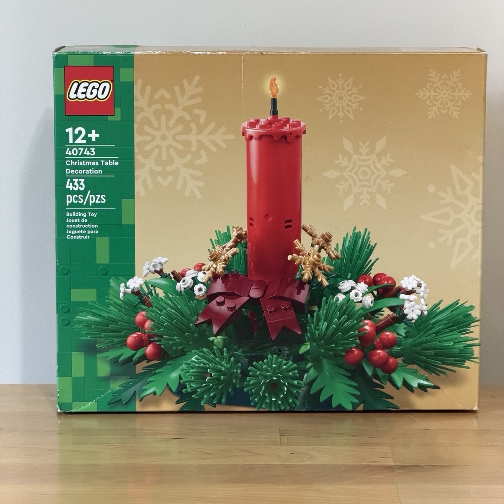 Lego Christmas Table Decoration (433pcs) #40743 New Factory Sealed - Picture 2 of 6